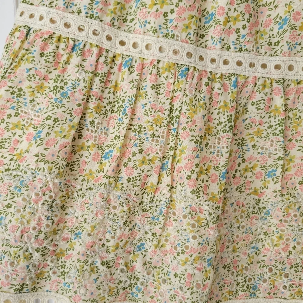 Floral A line Skirt - Picture 2 of 6